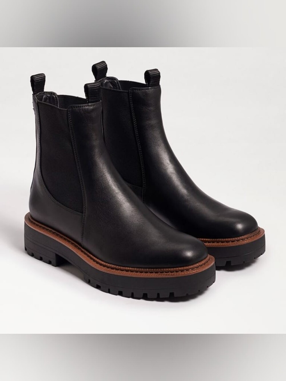 Sam Edelman Laguna Chelsea Boots Black Size 9.5